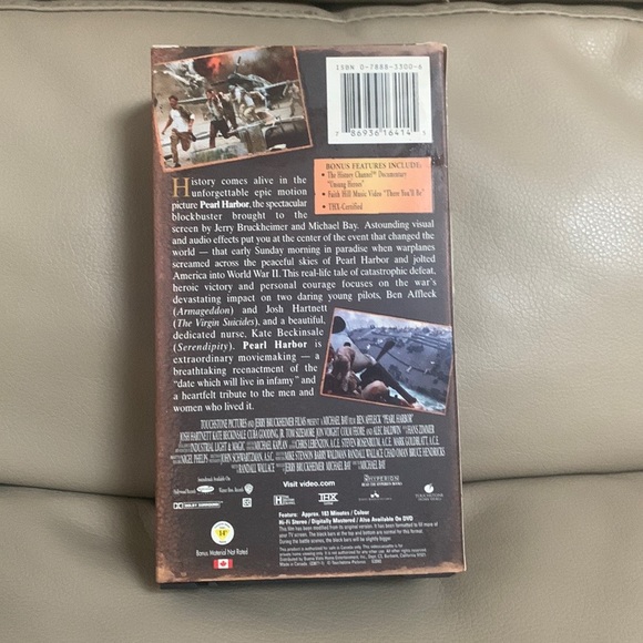 Pearl Harbor Double VHS Video Cassette 60th Anniversary Commemorative Edition - Picture 3 of 4